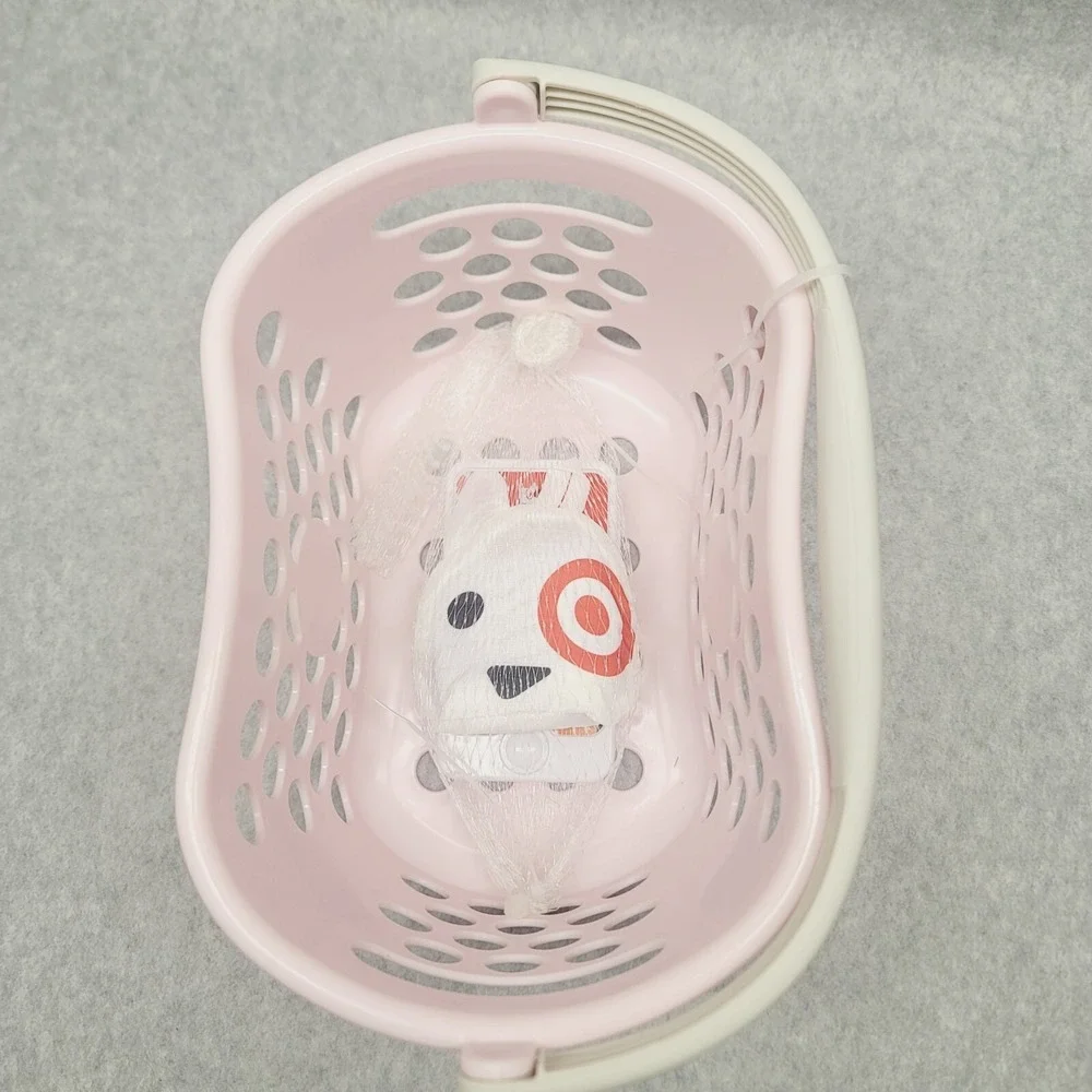 Target Toy Pink Shopping Basket Kids Bullseye and Smartphone Pretend Play - Picture 5 of 9